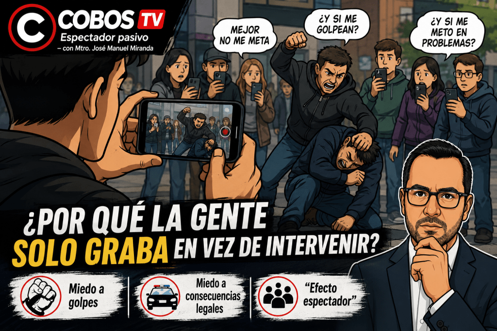 ¿Por qué la gente saca el celular y graba en lugar de ayudar?