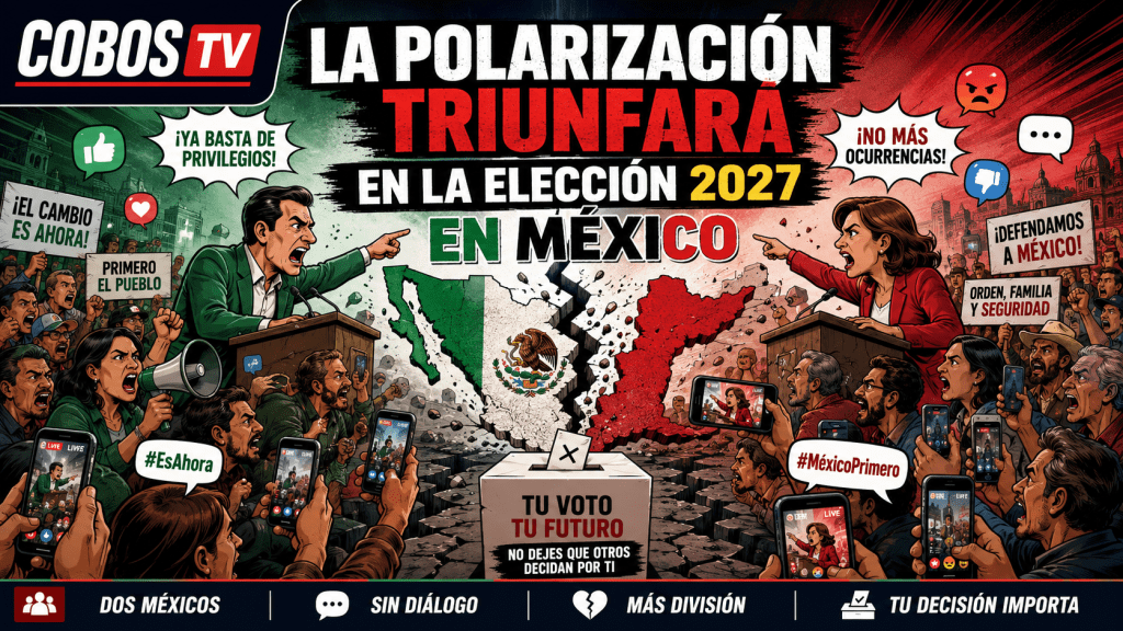 La polarización triunfará en la elección 2027 en&nbsp;México