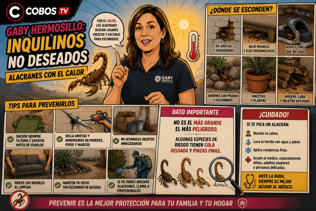 Los alacranes se vuelven “inquilinos no deseados” en Aguascalientes