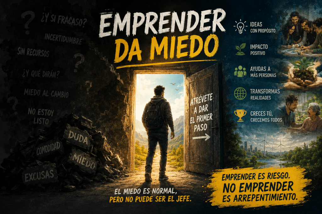 Emprender da miedo